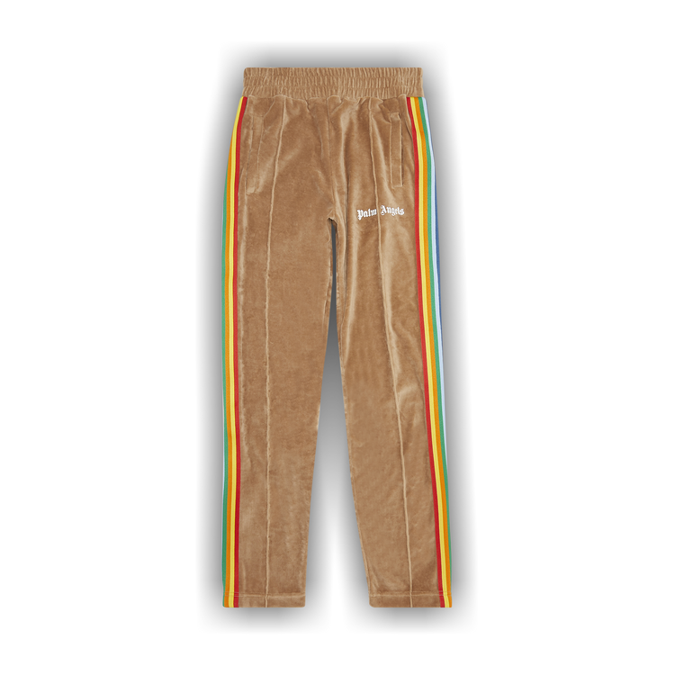 Buy Palm Angels PA Rainbow Chenille Track Pant 'Brown
