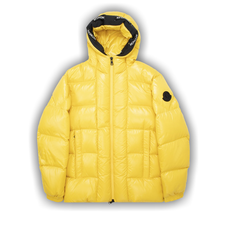 Moncler Dougnac Hooded Puffer Jacket 'Mustard Yellow' | GOAT