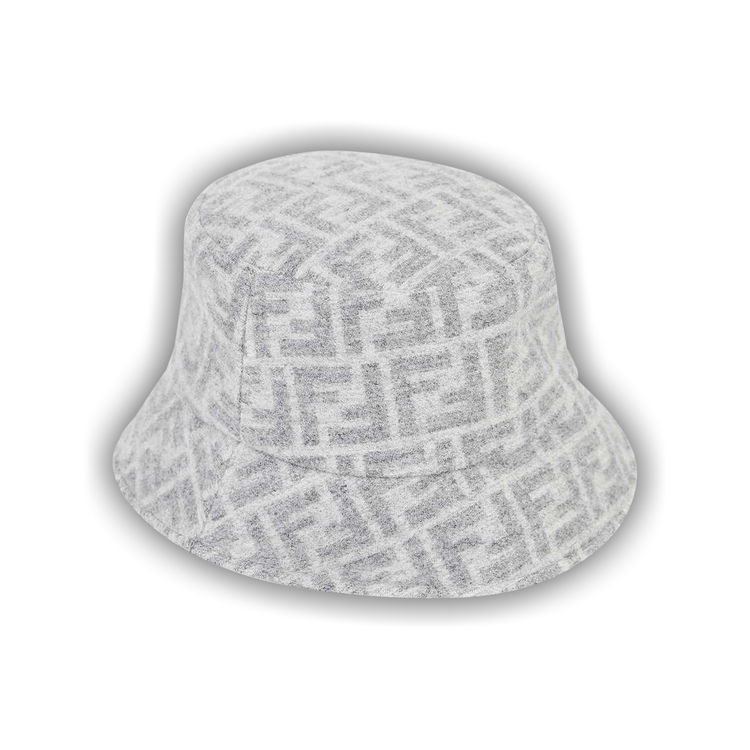 FENDIグレー ズッカ柄バケットハット Buy Fendi FF Jacquard Bucket Hat 'Grigio' - FXQ813 AALR F0QZ0 | GOAT