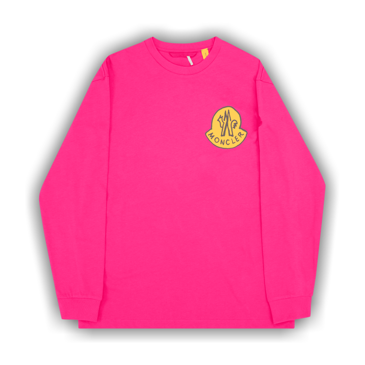 Buy Moncler 1952 Long-Sleeve T-Shirt 'Hot Pink' - 8D000 07 83927 545 | GOAT