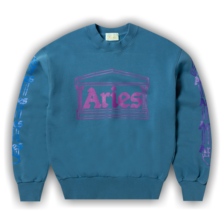 Buy Aries Column Sweatshirt 'Oil Slick' - FSAR20001 OIL | GOAT