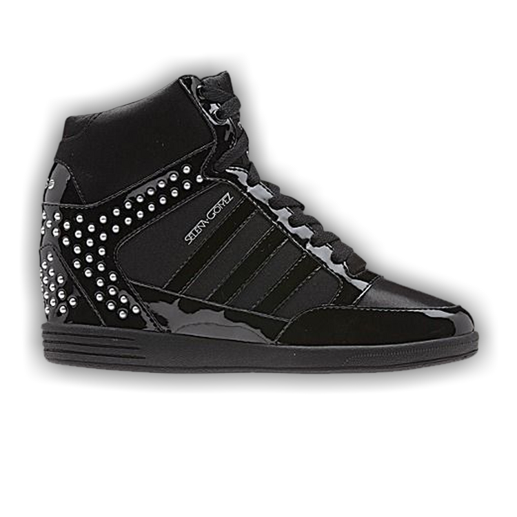 Buy Selena Gomez x Wmns BB Neo Wedge Black Q38977 GOAT