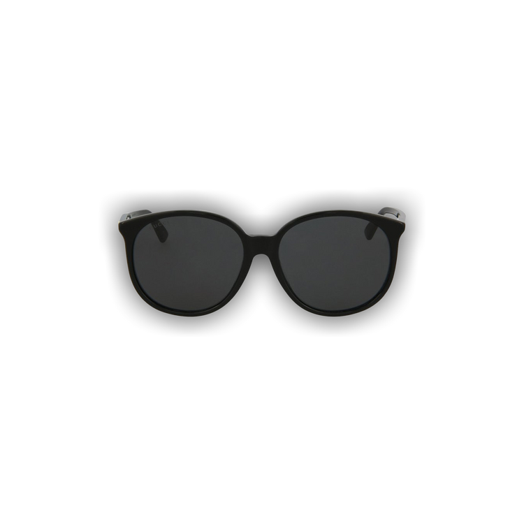 GUCCI WOMENS ROUND SHINY BLACK SUNGLASSES GG0261SA-30002353-001 Buy Gucci Round Frame Acetate Sunglasses  main image 3