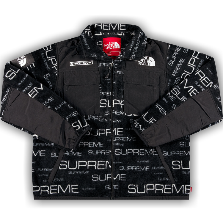 Supreme x The North Face Steep Tech Fleece Jacket 'Black'