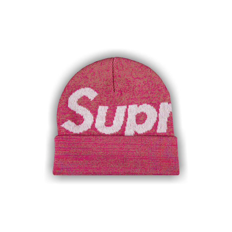 Buy Supreme Big Logo Beanie 'Magenta Static' - FW21BN56