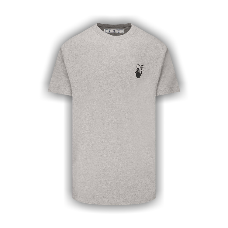 Buy Off White Degrade Arrow Slim Tee Grey OMAA027F21JER0050810 GOAT