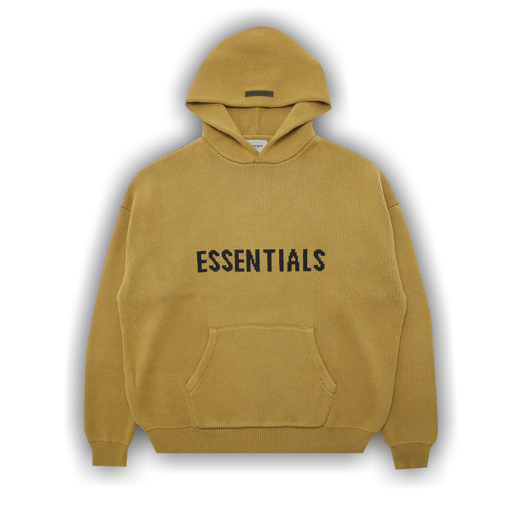 Buy Fear of God Essentials Knit Pullover 'Amber Buy Fear of God Essentials Knit Pullover 'Amber