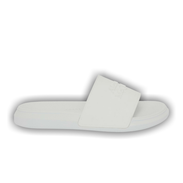 Buy Alexander Mcqueen Wmns Logo Slides 'White Mix' - 666983
