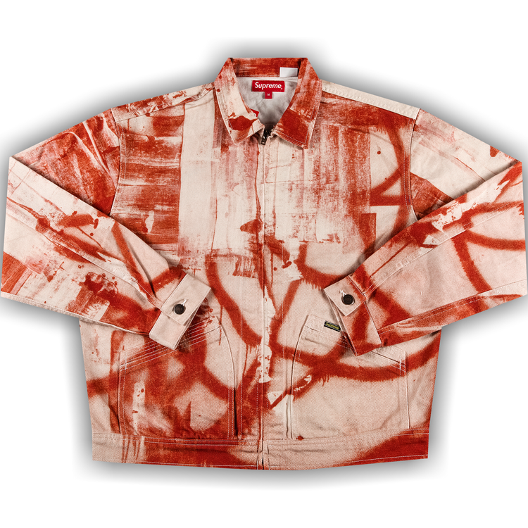 Supreme クリストファーウール Denim Work Jacket 花柄 Supreme Christopher Wool Denim Work Jacket (FW21) - $228
