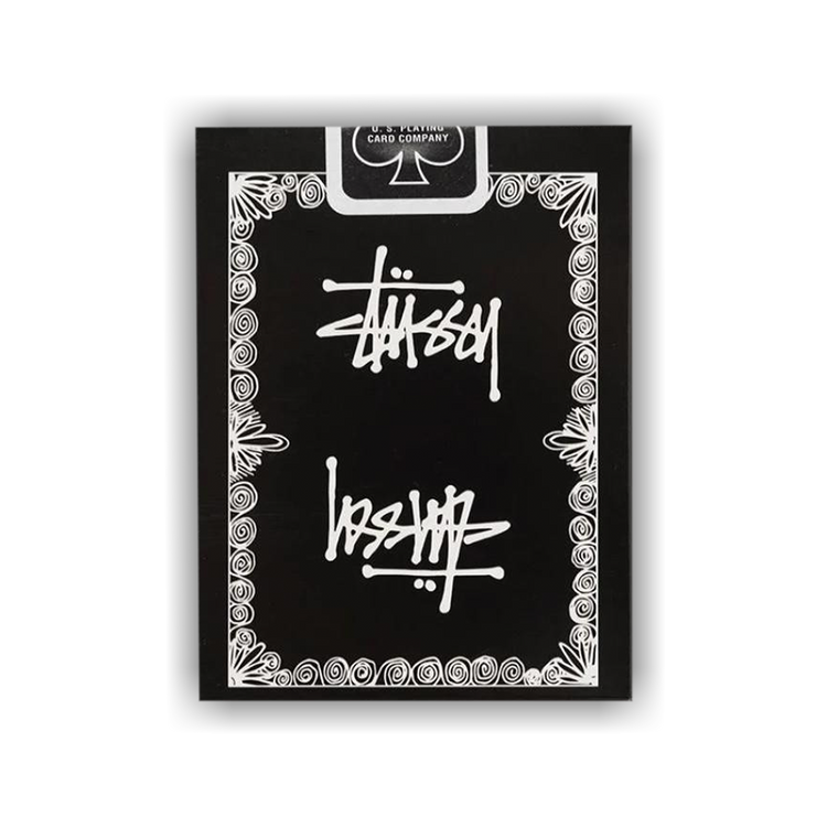 Stussy ブラックブランケット 都市名プリント Stussy ブラックブランケット 都市名プリント