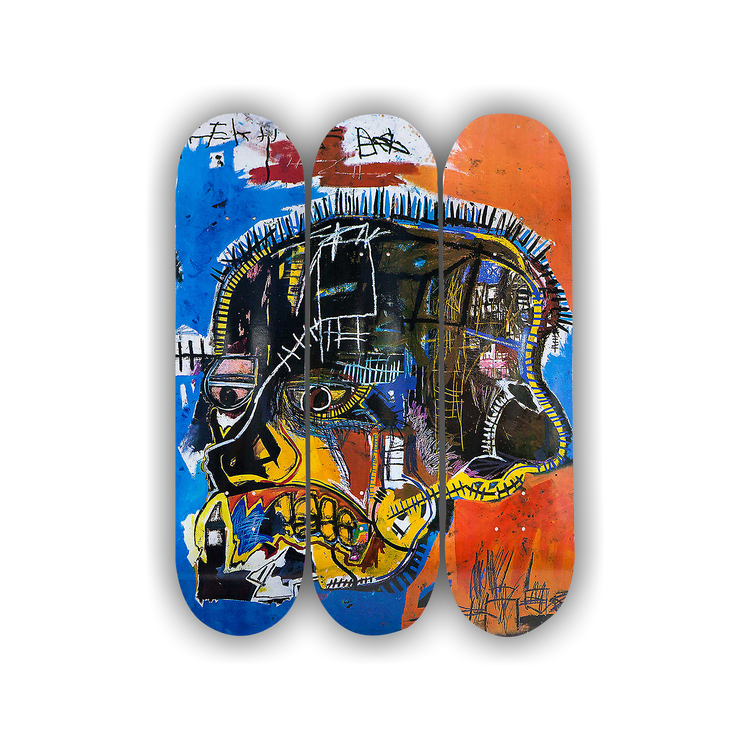 Buy The Skateroom Jean-Michel Basquiat Skull-Print Skateboards