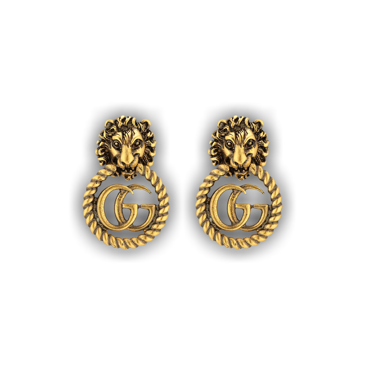 GUCCI] Gucci Sherry Line Cat Head Glitter 419548 Rubber Gold Men's Sn –  KYOTO NISHIKINO