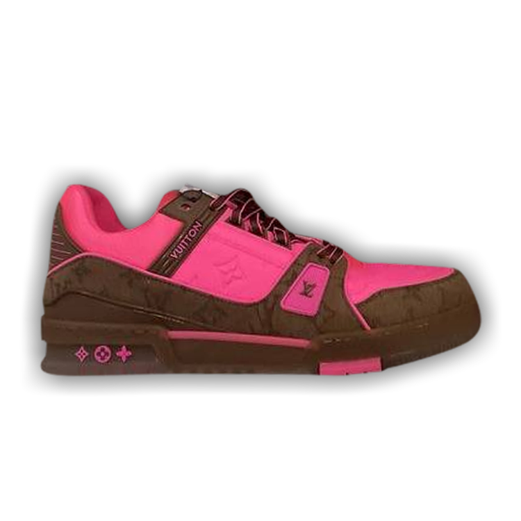 Louis Vuitton, Shoes, Louis Vuitton Pink Suede And Patent Trainer Sneakers