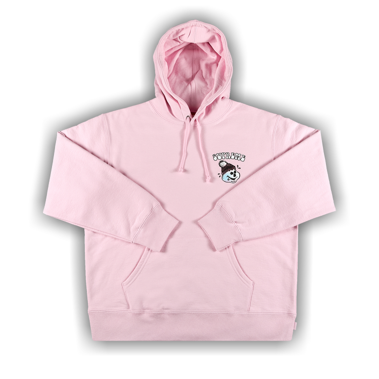 Buy Supreme Snowman Hooded Sweatshirt 'Light Pink' - FW21SW87