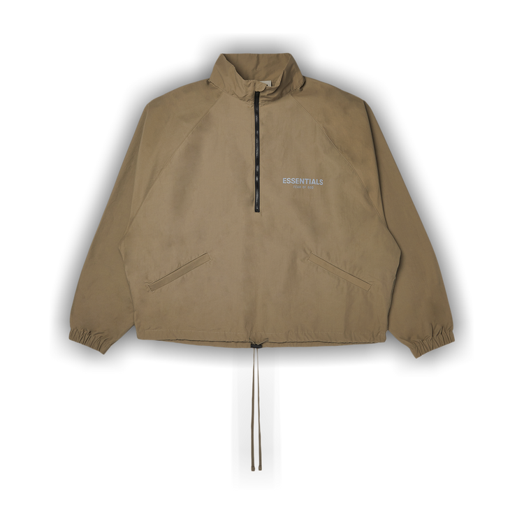 ジャケット・アウター FOG ESSENTIALS HALF ZIP TRACK JACKET M Fear of God Essentials Half Zip Track Jacket Windbreaker