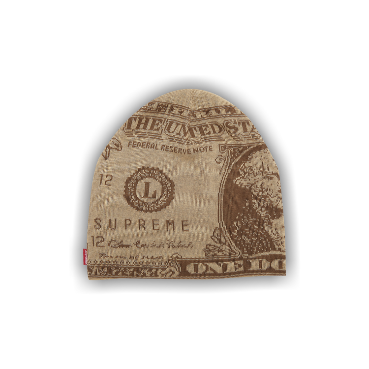 Buy Supreme Dollar Beanie 'Tan' - FW21BN38 TAN | GOAT