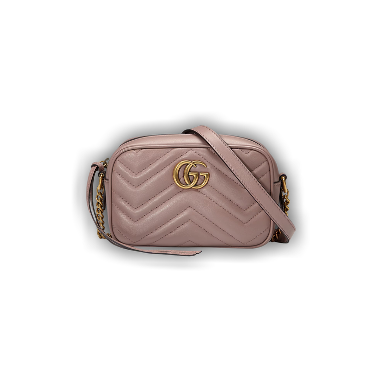 Gucci GG Marmont Mini Camera Bag Porcel Rose