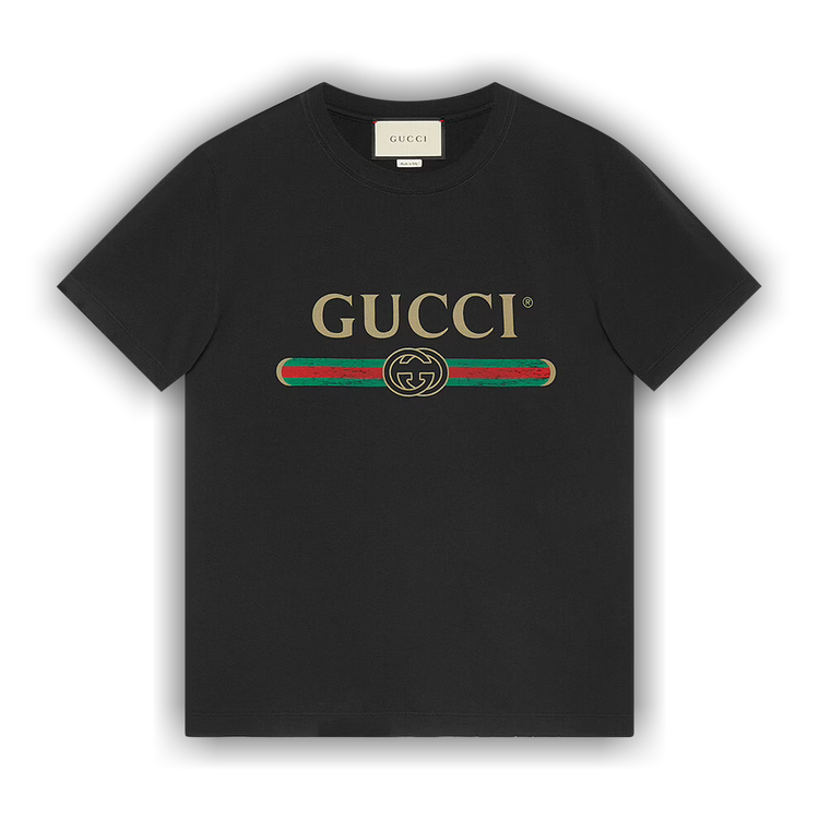 Buy Gucci Washed Jersey Oversize T-Shirt 'Black' - 440103 X3F05