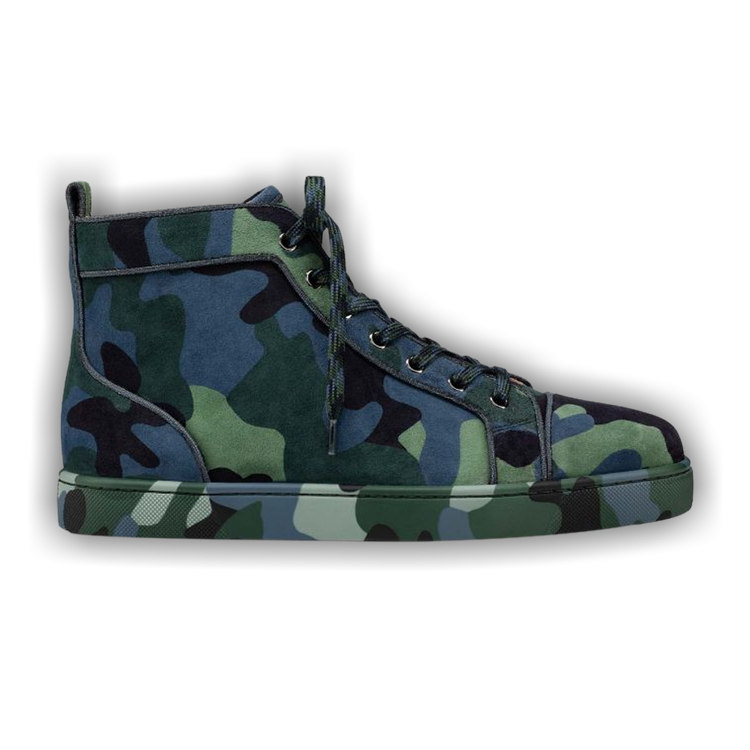 Louis Orlato Camouflage Sneakers in Multicoloured - Christian