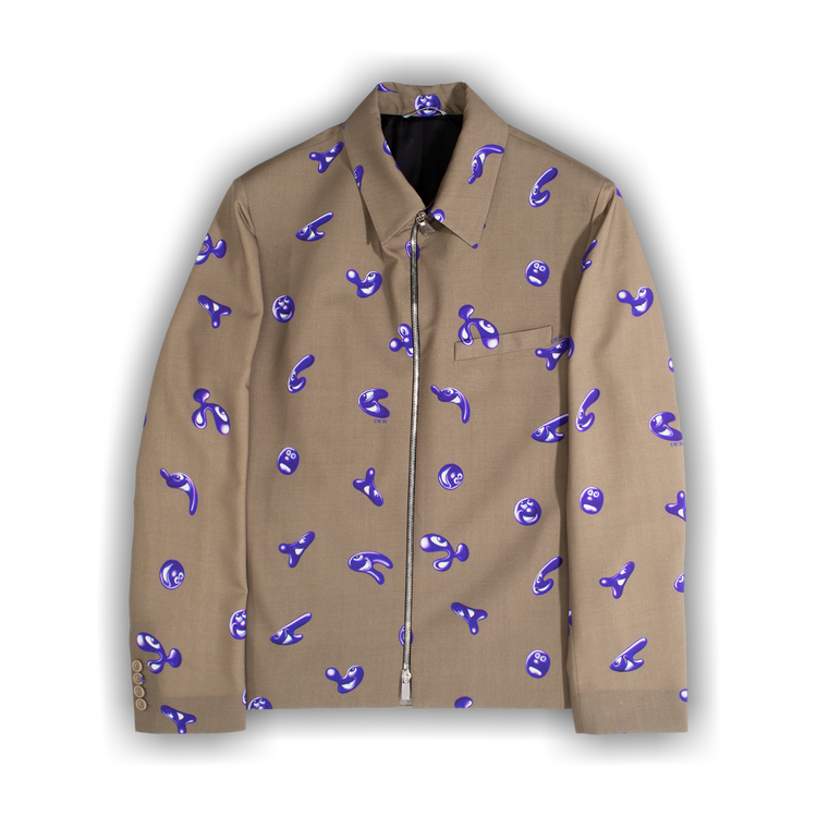 Dior x Kenny Scharf Zipped Jacket 'Beige' | GOAT