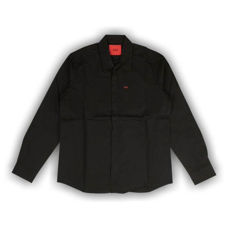 Buy  Logo Zipper Shirt 'Black/Red'   FF8FMSAP TE    GOAT