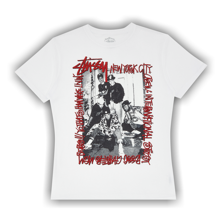 ☆希少☆00s OLD STUSSY/FRESH LIVIN print Tee - メルカリ