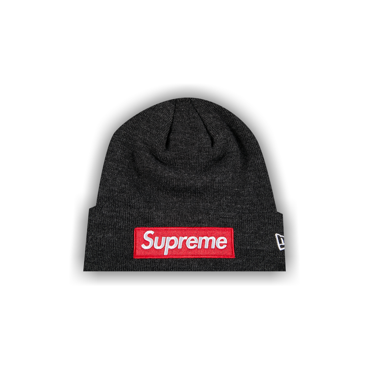 Supreme x New Era Box Logo Beanie 'Charcoal'