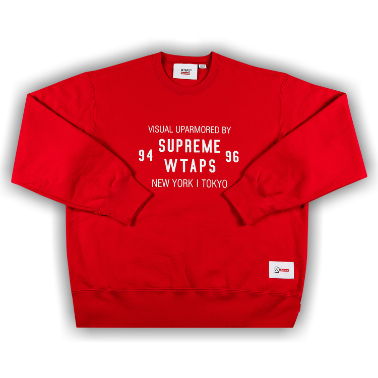 supreme WTAPS Crewneck Red L