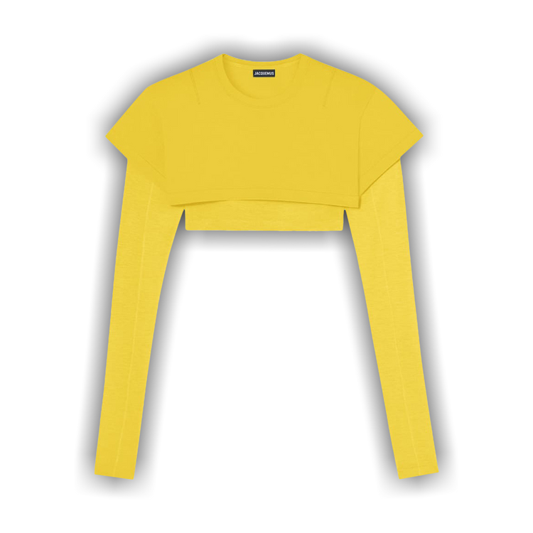 Jacquemus Le Double T-Shirt 'Yellow' | GOAT