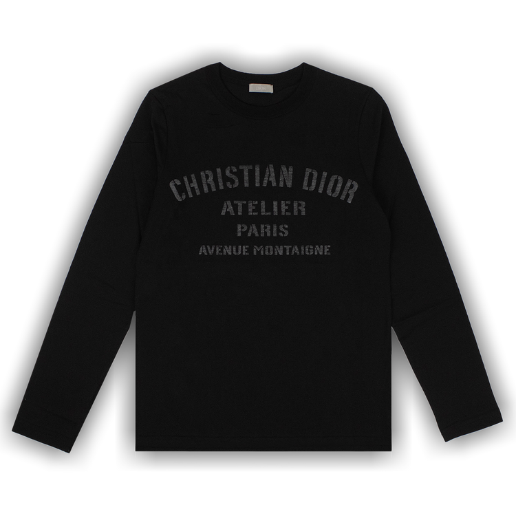 Buy Dior Atelier Long-Sleeve T-Shirt 'Black' - 043J611A0589