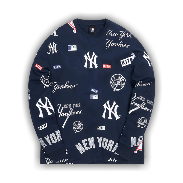 Yankees KITH フード付きスタジャン ネイビー New York Yankees スタジャン ネイビー STARTER kith