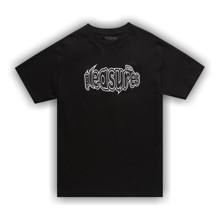 Buy Pleasures Strain Logo T-Shirt 'Black' - P21W054 BLAC | GOAT