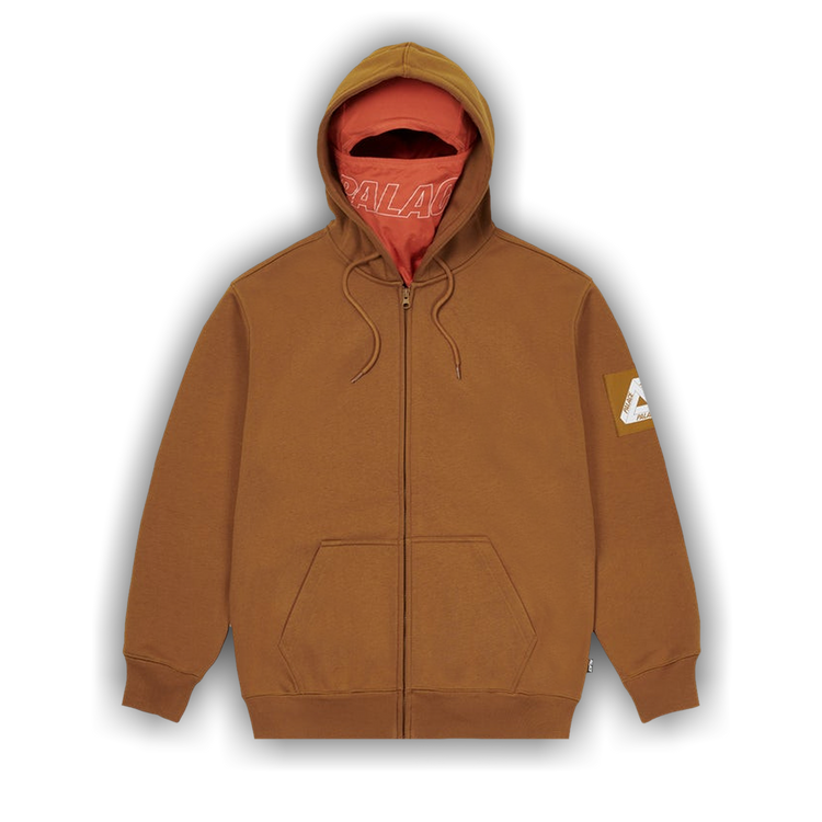 Buy Palace Facemask Thermal Hood 'Tan' - P21CS237 | GOAT NL