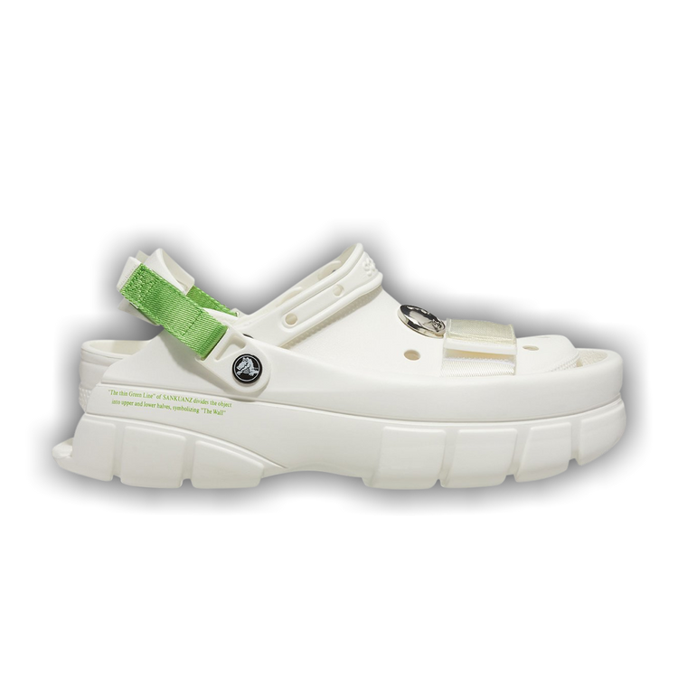Buy Sankuanz x Crocs Clog 'White Green' - 206900 100 | GOAT