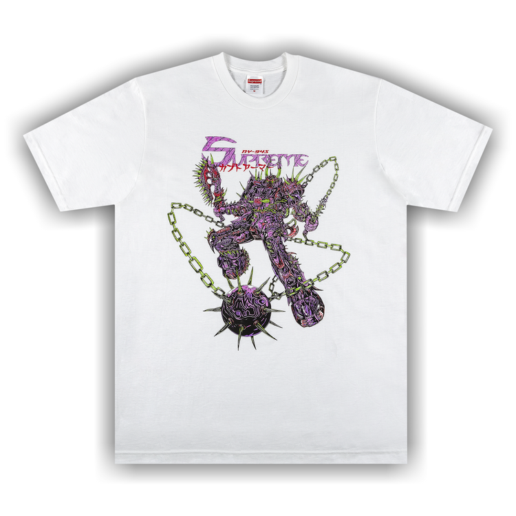 Size xxl Supreme Spikes Tee 'White'
