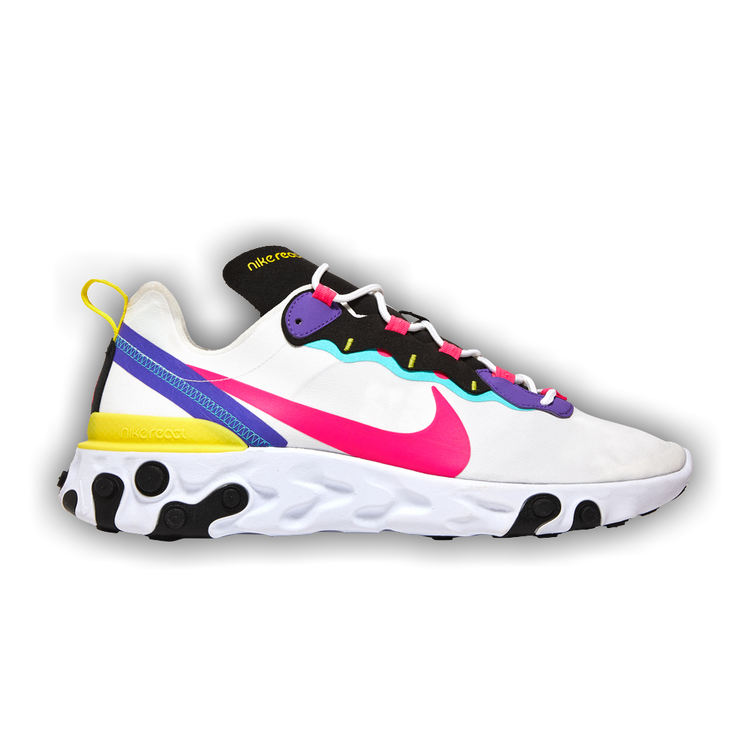 React element 55 white/black/psychic purple/hyper pink new arrivals