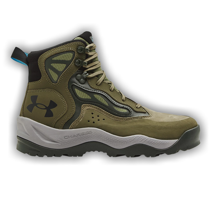  Under Armour Men's Charged Raider Mid, Marine OD Green  (300)/Baroque Green, 11.5 M US