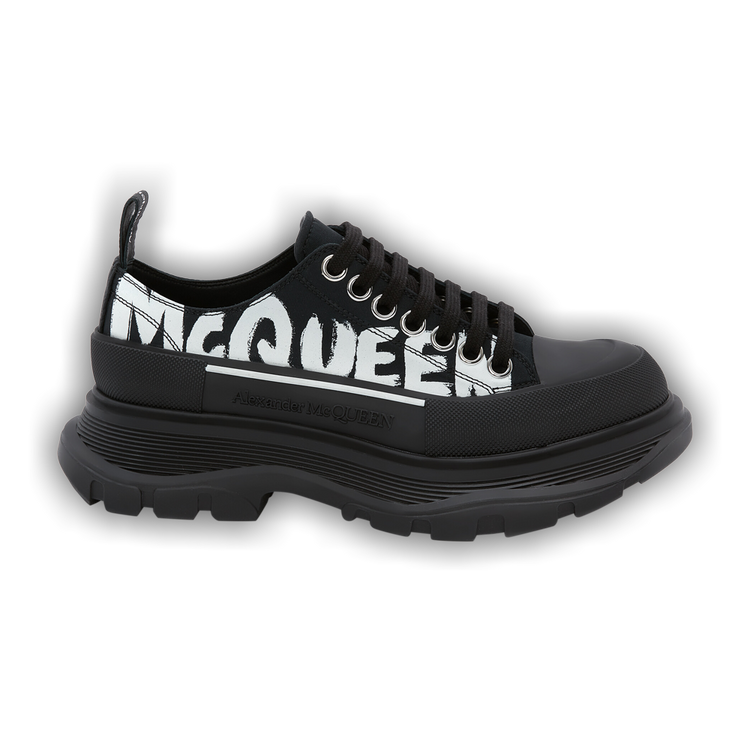 Buy Alexander McQueen Wmns Tread Slick Lace Up Low 'McQueen