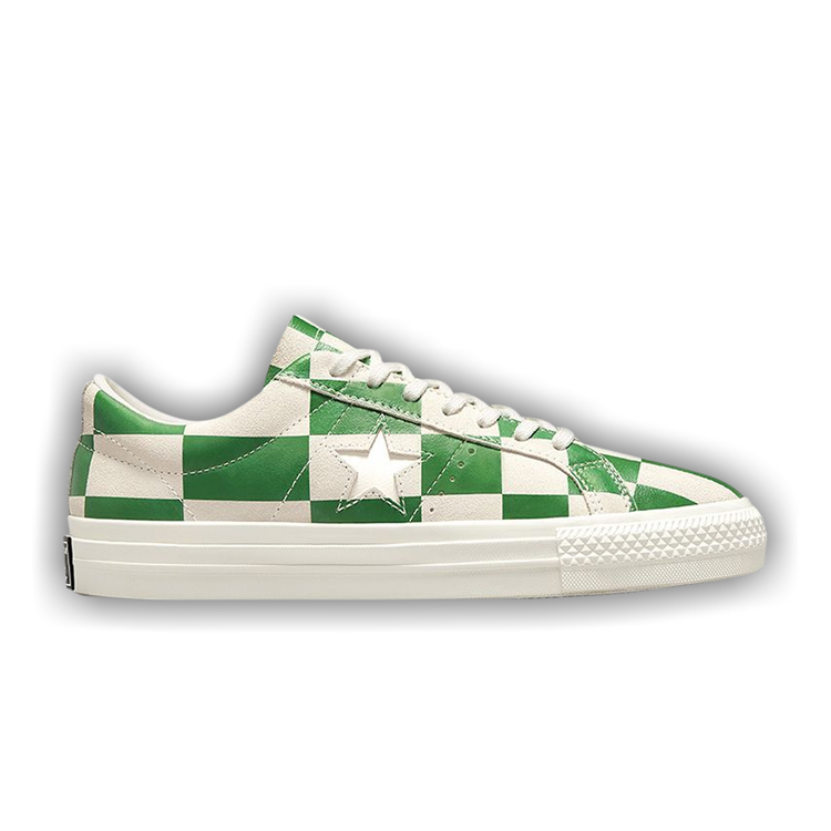 green platform converse one star