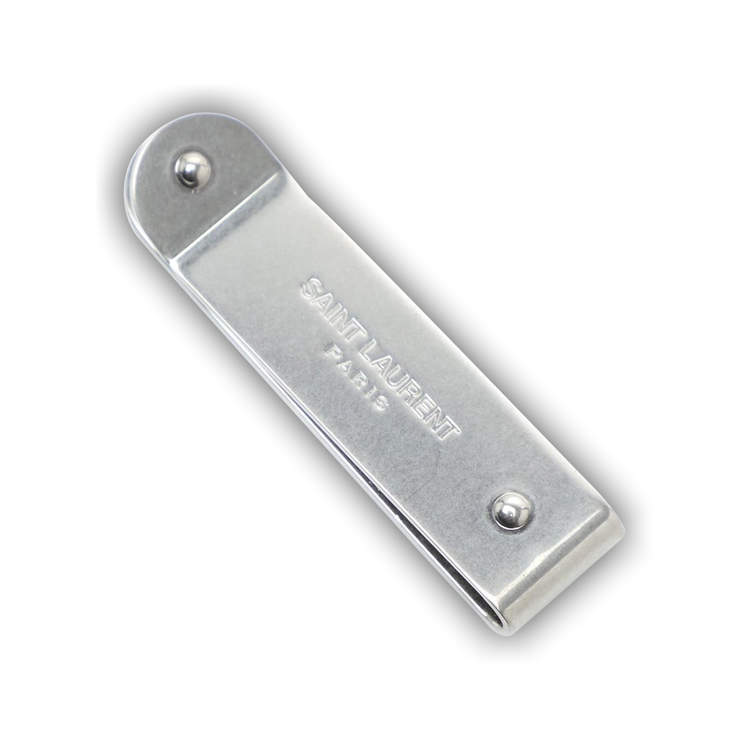 Buy Saint Laurent ID Money Clip 'Silver' - 485362 J160E 8102