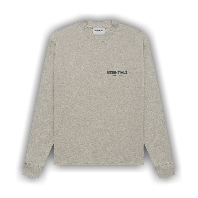 Buy Fear of God Essentials Long-Sleeve Tee 'Dark Heather