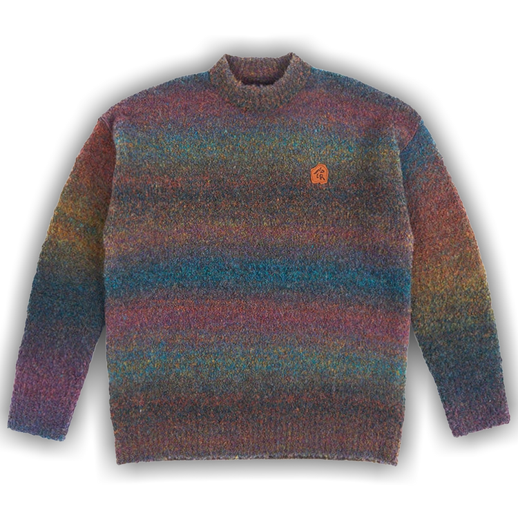 Buy Ader Error Canyon Striped Oversized Crew 'Multicolor