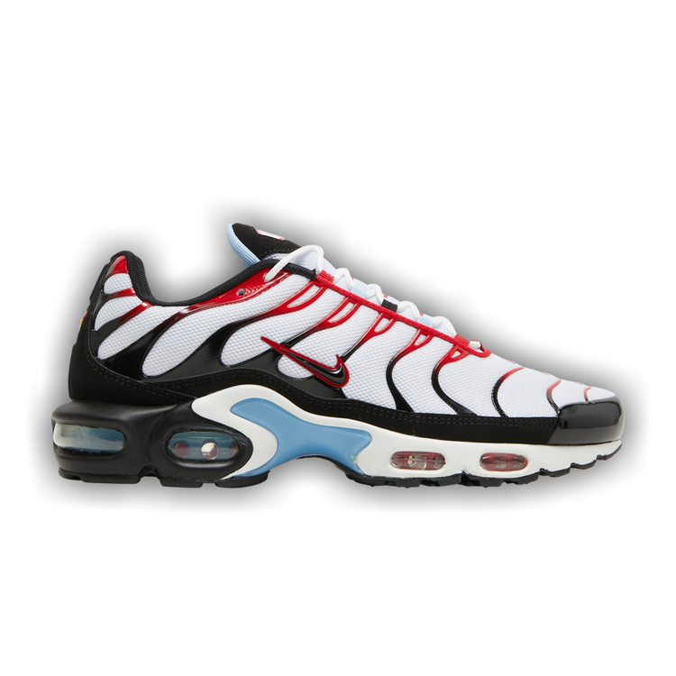 Nike air max plus white/black/university red/psychic blue deals