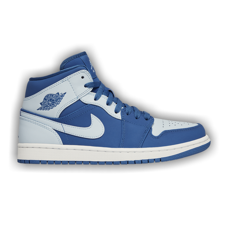 Jordan 1 retro mid team royal ice blue best sale