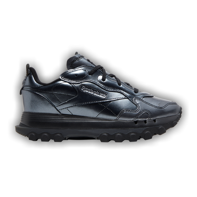 Buy Cardi B x Wmns Classic Leather 'Black Dark Silver