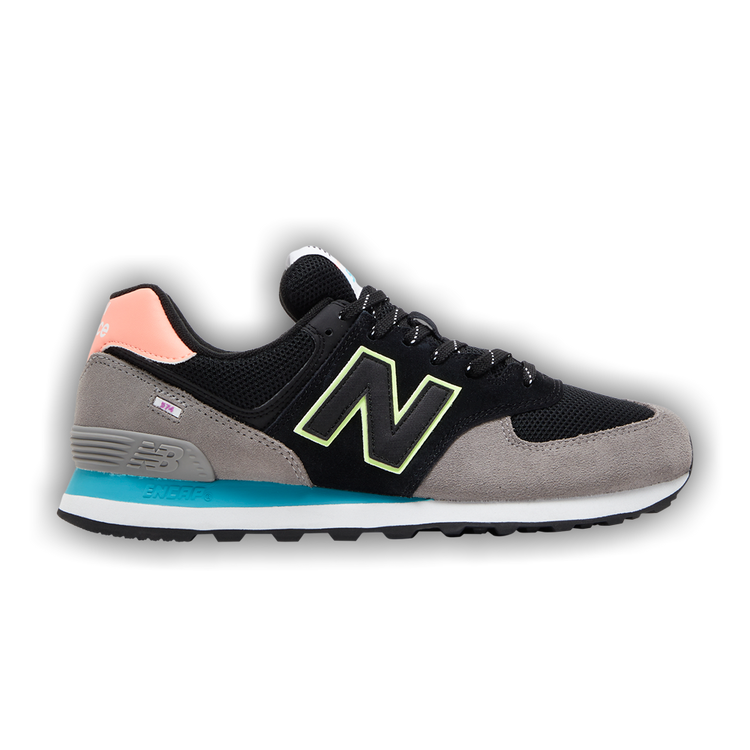 New balance 574 black pink store