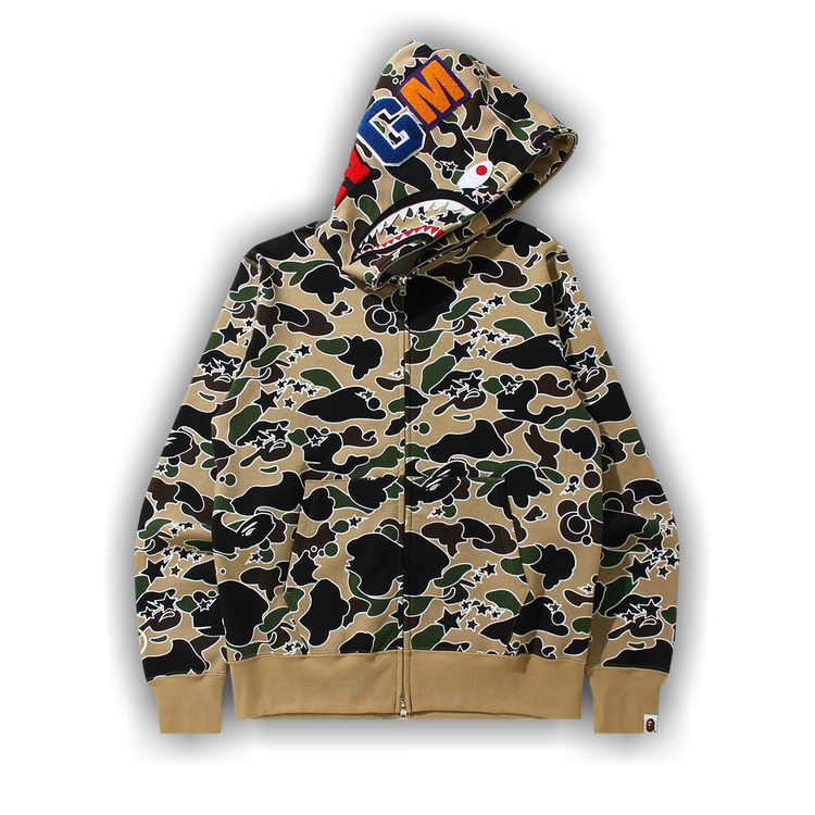 Bathing ape yellow hoodie 2025