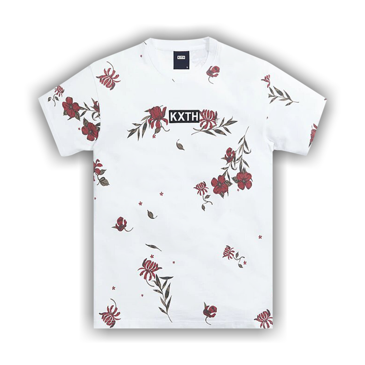 Buy Kith Summer Floral Short-Sleeve Tee 'White' - KH030102 101 ...