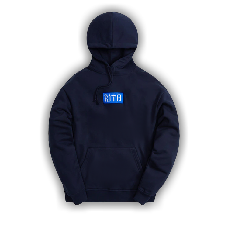 Buy Kith Hebrew Script Hoodie 'Nocturnal' - KHM030261 413 | GOAT