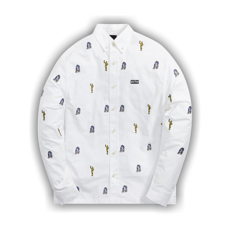 KITH 刺繍入りシャツ KITH キス STAR WARS Button Down Oxford Shirt スターウォーズ 刺繍